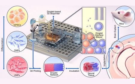 Напечатанная на 3D-принтере кора больших полушарий прижилась в эксплантах мозга мышей 