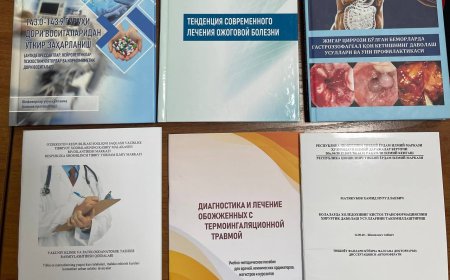 Книги в дар  РНЦ ЭМП передал в дар библиотеке ГНМБ МЗ РУз  труды своих специалистов: