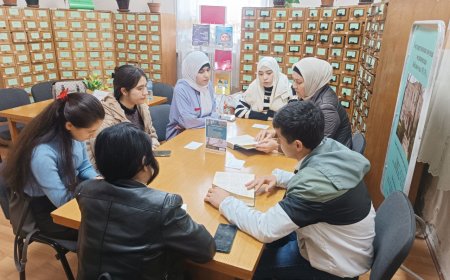 02.11.2024  Сегодня в Государственной научной медицинской библиотеке проходят увлекательные лекции для студентов 2 курса 212 группы Ташкентского медицинского проф. техникума.