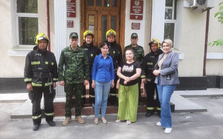 03.04.2025г. Учения пожарных в Государственной научной медицинской библиотеке