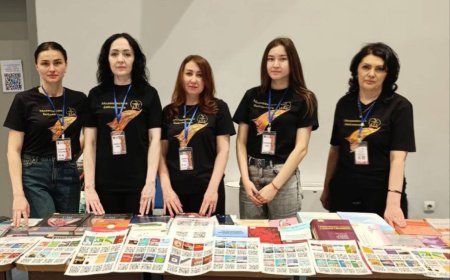 Выездная выставка ГНМБ  на IV Молодежной научно-практической конференции «Актуальные вопросы акушерства и гинекологии» (Ташкент, 11 апреля 2025 г.)