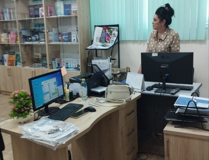 Новое помещение для библиотеки-филиала ГНМБ № 12 при РСНПМЦ здоровья матери и ребёнка: современное пространство для знаний и творчества