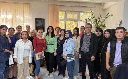 23.10.2025 Практические занятия со студентами 5 го курса ТашГИИК прошли в библиотеке-филиале ГНМБ № 4 при РСНПМЦ травматологии и ортопедии.