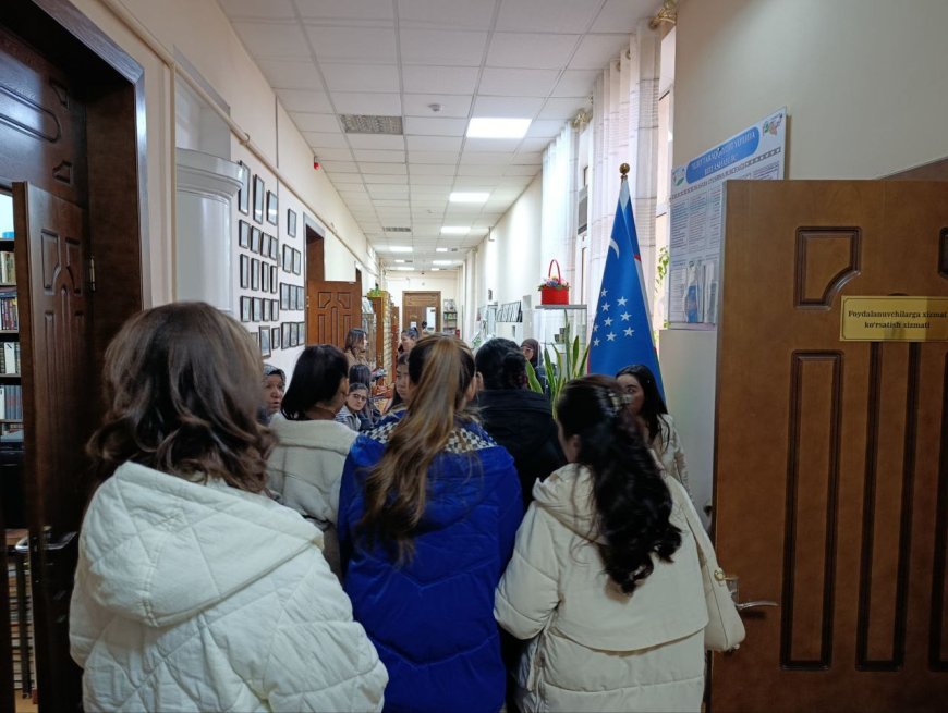 Экскурсия. Студенты ТашГИИК  4 курс нац группа, очное отделение