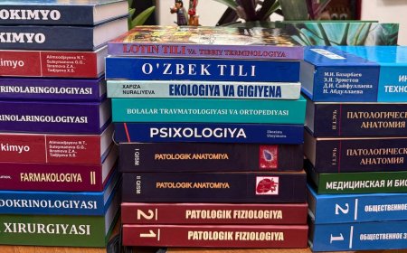 Книги в дар от Центра создания, развития и учебных ресурсов для медицинского образования МЗ РУз