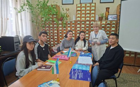 Студенты 1 курса "Стоматологического факультета" университета Profi в ГНМБ