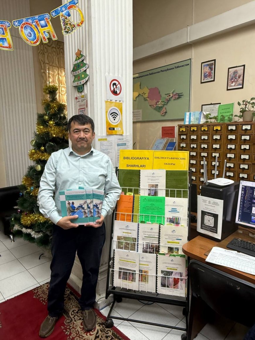 15.12.2025 Новое поступление в фонд библиотеки от Темирова Суръаат Неъматиллаевича, д.м.н.