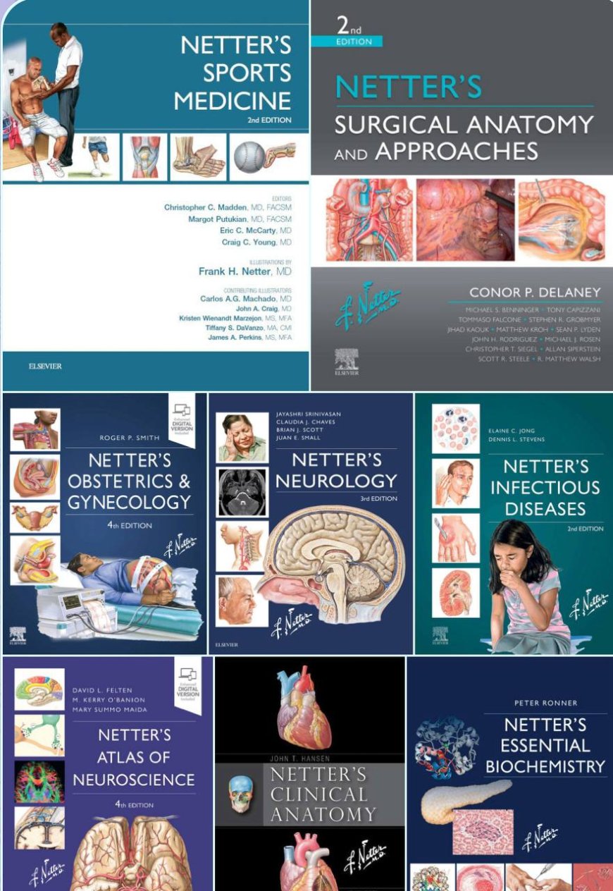 Коллекция изданий Неттер NETTER'S на англ яз.