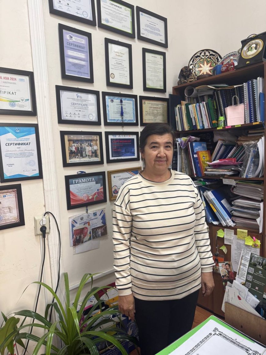 Сегодня мы принимаем в своих стенах Гульбархон Аъзамовну Хаитову, медсестру высшей категории