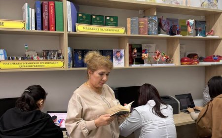 В библиотеке- филиале ГНМБ No 10 при  РСНПМЦ Эндокринологии им. Я.Х.Туракулова, согласно ПП РУз No 9 от 15.01.2026 «О МЕРАХ ПО РАЗВИТИЮ КУЛЬТУРЫ ЧТЕНИЯ И ПОВЫШЕНИЮ ИНТЕРЕСА К ЧТЕНИЮ КНИГ  СРЕДИ НАСЕЛЕНИЯ» организован книжный уголок  художественной литературы.
