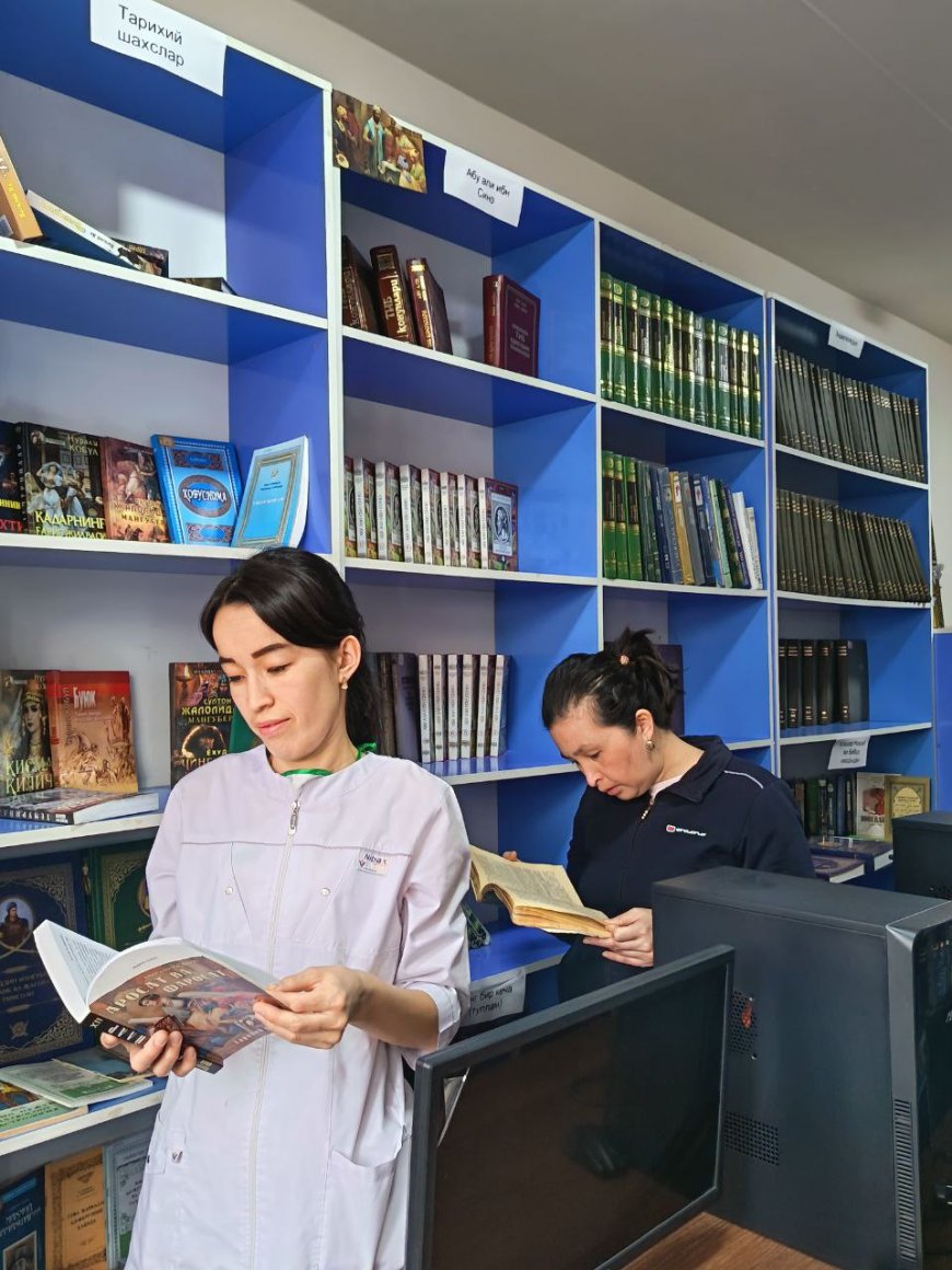 Ташкентская Областная научная медицинская библиотека, Таш.область, Узбекистан. Основана в 1976 г.