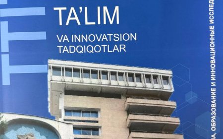 TIBBIYOT TA’LIM VA INNOVATSION TADQIQOTLAR (Медицина, образование и инновационные исследования): научно-практический реферативный журнал.